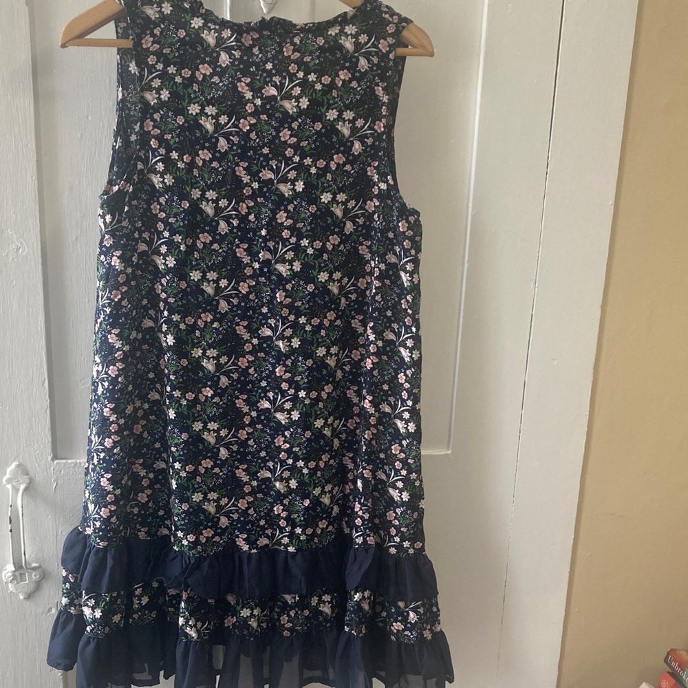 Papillon Navy and Pink Floral Dress/Tunic - Picture 5 of 9